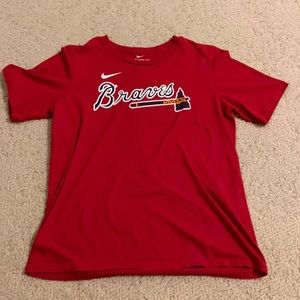 Atlanta Braves Freddie Freeman red kids T-shirt sz XL